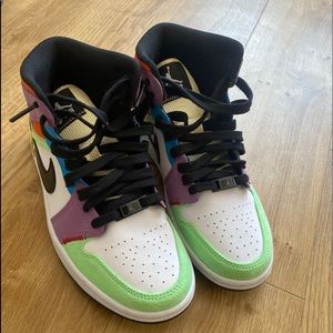 Jordan 1 mids multi-color